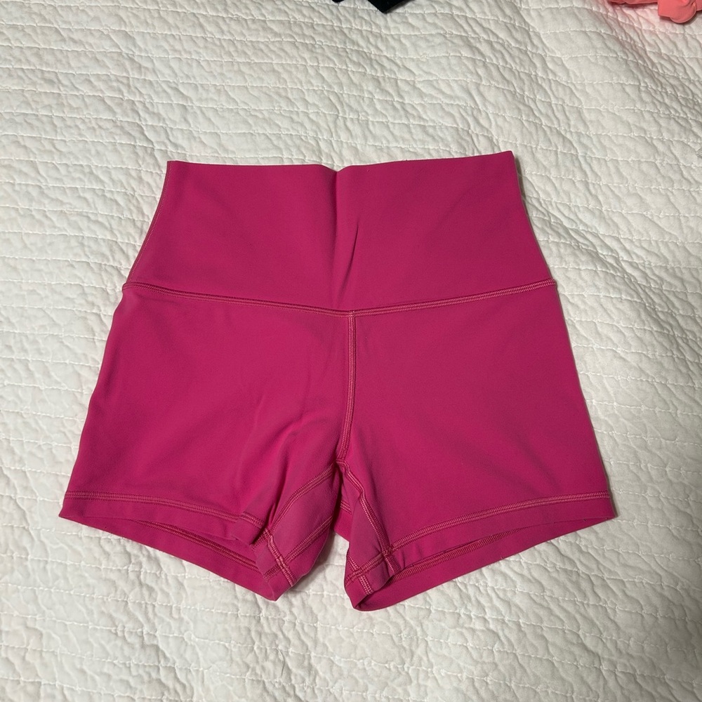 4” Sonic Pink Lululemon Align Shorts